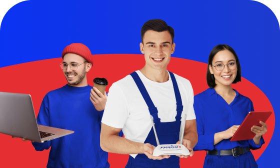 Bizning ustalar sizni barqaror internetga ulashga tayyor!